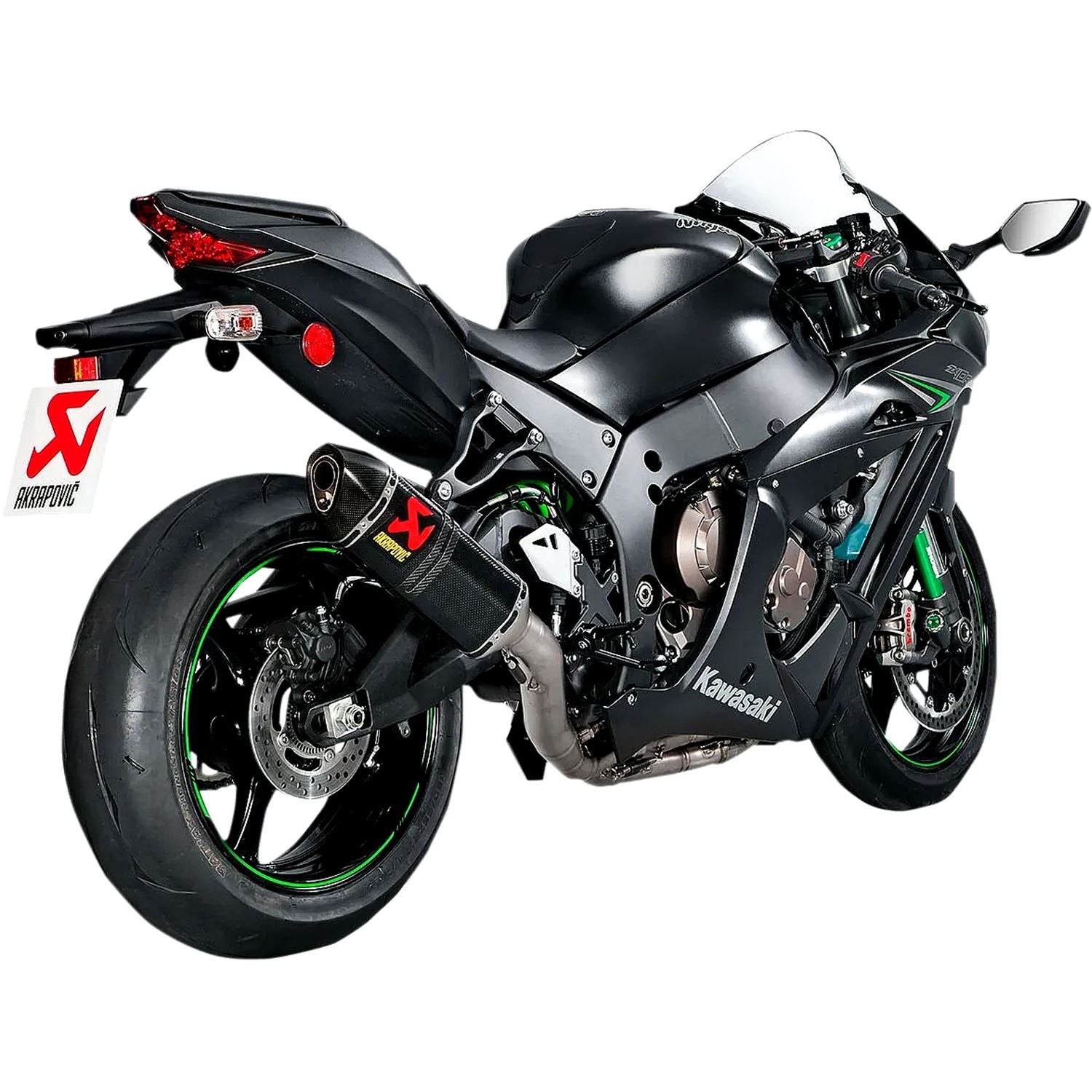 Akrapovic Carbon Fiber Evolution Line Full Exhaust System For Kawasaki ZX-10 R 1000 ABS Ninja KRT Edition 2016-2017